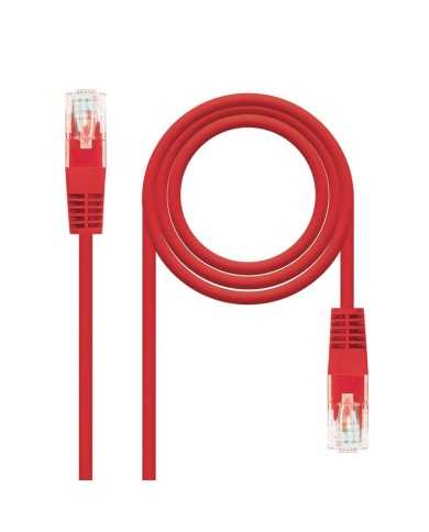 CABLE DE RED CAT.6 UTP FLEX 2M NANOCABLE RED