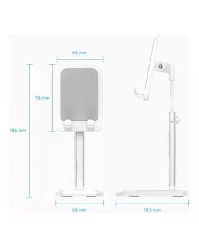 SOPORTE VENTION SOBREMESA PARA SMARTPHONE/TABLET 4-12.9 WHITE