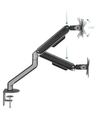 SOPORTE DE MESA TV MONITOR TOOQ ERGONOMICO ASISTIDO 17-32 BLACK/SILVER SOPORTE DE MESA TV MONITOR TOOQ ERGONOMICO ASISTIDO 17-32 BLACK/SILVER