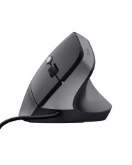 RATON TRUST BAYO II ERGONOMICO 2400 DPI USB BLACK