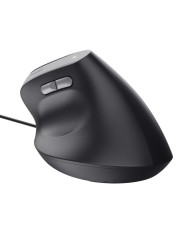 RATON TRUST BAYO II ERGONOMICO 2400 DPI USB BLACK