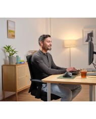 RATON TRUST BAYO II ERGONOMICO 2400 DPI USB BLACK