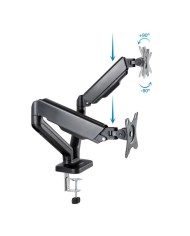 SOPORTE DE MESA TV/MONITOR TOOQ DB5132TNR-B 17-32 2 BRAZOS ASISTIDO BLACK