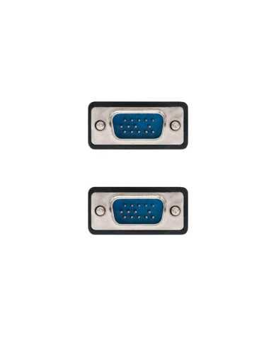 CABLE SVGA NANOCABLE HDB15M/HDB15M 1.8M 2 FERRITAS