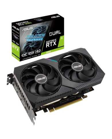 TARJETA DE VIDEO ASUS DUAL NVIDIA RTX3060 12GB V2 OC HDMI DP GDRR6 PCIE TARJETA DE VIDEO ASUS DUAL NVIDIA RTX3060 12GB V2 OC HDMI DP GDRR6 PCIE
