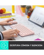 TECLADO LOGITECH K380 TKL BLUETOOTH MULTI-DEVICE ROSE