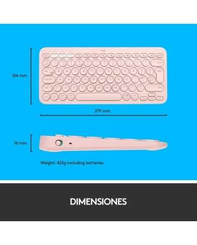 TECLADO LOGITECH K380 TKL BLUETOOTH MULTI-DEVICE ROSE TECLADO LOGITECH K380 TKL BLUETOOTH MULTI-DEVICE ROSE