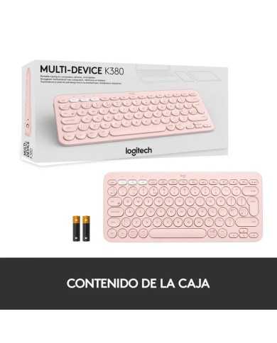 TECLADO LOGITECH K380 TKL BLUETOOTH MULTI-DEVICE ROSE TECLADO LOGITECH K380 TKL BLUETOOTH MULTI-DEVICE ROSE