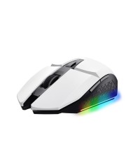 RATON TRUST GAMING GXT 110 FELOX RGB WIRELESS 4800DPI 6 BOTONES WHITE