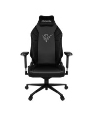 Silla Gaming Phoenix Cuero Monarch Talla R Black: ¡Confort y estilo  Silla Gaming Phoenix Cuero Monarch Talla R Black: ¡Confort y estilo