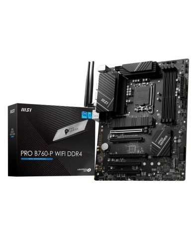 PLACA BASE MSI PRO B760-P WIFI ATX DDR4 HDMI + DP