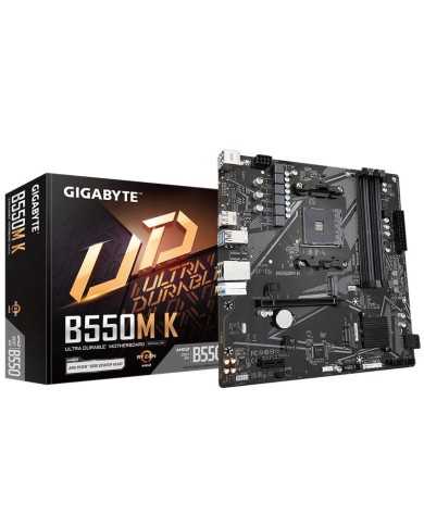 PLACA BASE GIGABYTE GA-B550M-K AMD AM4 HDMI + DP PLACA BASE GIGABYTE GA-B550M-K AMD AM4 HDMI + DP
