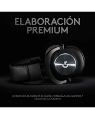 AURICULARES + MICROFONO LOGITECH G PRO X USB BLACK