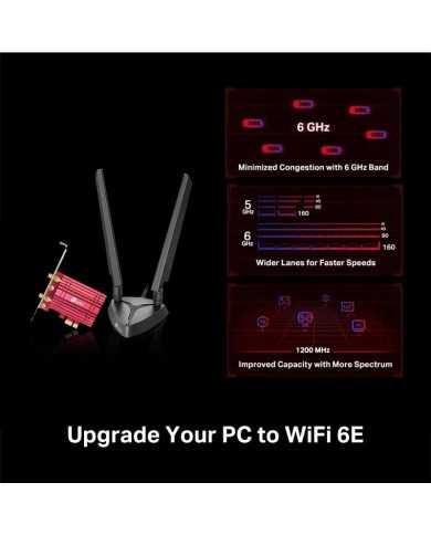 WIRELESS ADAPTADOR PCIE TP-LINK ARCHER TXE75E WIFI 6E AXE5400