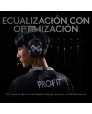 AURICULARES + MICROFONO LOGITECH G PRO X USB BLACK