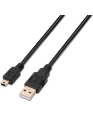 CABLE USB AM/MINI B/M 1.8M AISENS BLACK CABLE USB AM/MINI B/M 1.8M AISENS BLACK