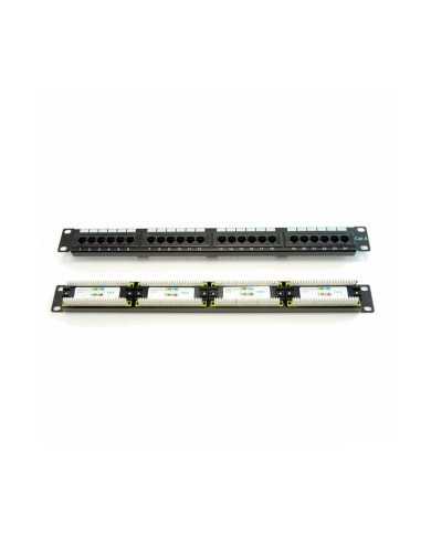 PATCH PANEL 19 24 PUERTOS CAT 6 UTP