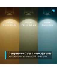 BOMBILLA INTELIGENTE GU10 TP-LINK LED MULTICOLOR 6500K BLANCO AJUSTA WIFI