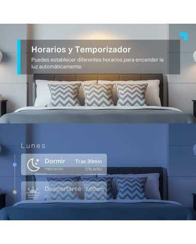 BOMBILLA INTELIGENTE GU10 TP-LINK LED MULTICOLOR 6500K BLANCO AJUSTA WIFI