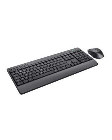 TECLADO + RATON TRUST TREZO WIRELESS BLACK ECO TECLADO + RATON TRUST TREZO WIRELESS BLACK ECO
