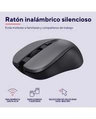 TECLADO + RATON TRUST TREZO WIRELESS BLACK ECO