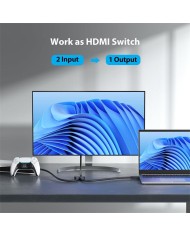 CONMUTADOR VENTION HDMI/H - X2 HDMI/H BIDIRECCIONAL