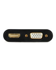 ADAPTADOR GEMBIRD HDMI/M A HDMI/H + VGA/H + CABLE AUDIO BLACK