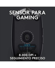 RATON LOGITECH G203 LIGHTSYNC RGB USB BLACK