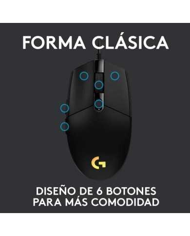 RATON LOGITECH G203 LIGHTSYNC RGB USB BLACK RATON LOGITECH G203 LIGHTSYNC RGB USB BLACK