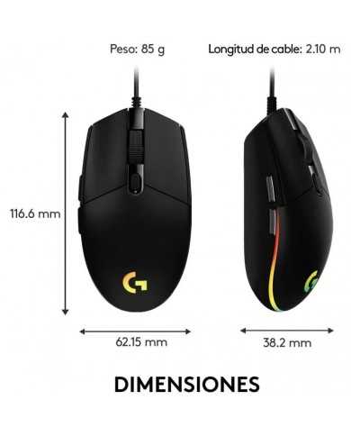 RATON LOGITECH G203 LIGHTSYNC RGB USB BLACK RATON LOGITECH G203 LIGHTSYNC RGB USB BLACK