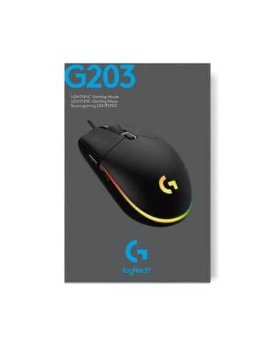 RATON LOGITECH G203 LIGHTSYNC RGB USB BLACK RATON LOGITECH G203 LIGHTSYNC RGB USB BLACK