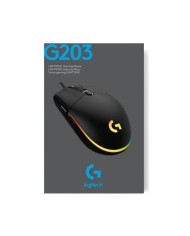 RATON LOGITECH G203 LIGHTSYNC RGB USB BLACK