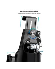 SOPORTE SOBREMESA TOOQ ANTIRROBO PARA TABLET 7.9-10.5 BLACK