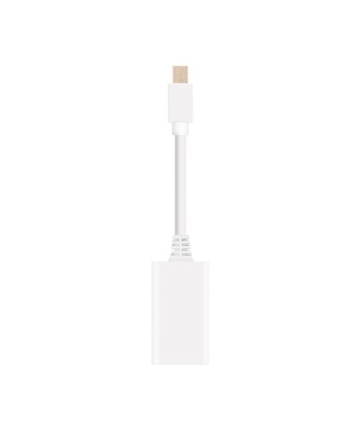 ADAPTADOR NANOCABLE MINI DP A HDMI MINI DP/M-HDMI/H WHITE 15CM ADAPTADOR NANOCABLE MINI DP A HDMI MINI DP/M-HDMI/H WHITE 15CM