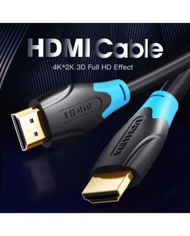 CABLE HDMI V2.0 AM-AM 1.5M VENTION BLACK