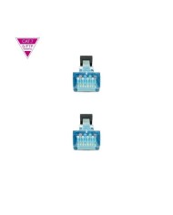 CABLE DE RED CAT.7 S/FTP 0.5M NANOCABLE BLACK