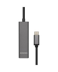 HUB USB-C 3.1 AISENS 4 PUERTOS USB-A 3.0 15CM GREY HUB USB-C 3.1 AISENS 4 PUERTOS USB-A 3.0 15CM GREY