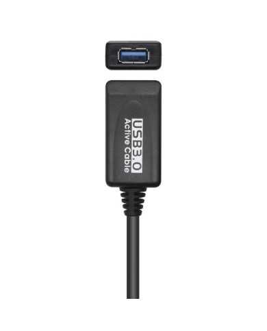 CABLE USB 3.0 ALARGADOR AM/AH 5M AISENS BLACK CABLE USB 3.0 ALARGADOR AM/AH 5M AISENS BLACK