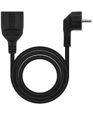 CABLE ALARGADOR ALIMENTACION ACODADO SCHUKO PC NANOCABLE 5M BLACK CABLE ALARGADOR ALIMENTACION ACODADO SCHUKO PC NANOCABLE 5M BLACK