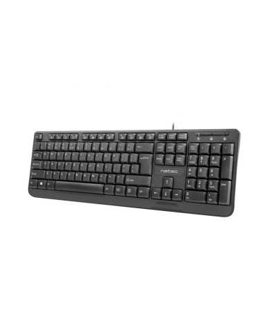 TECLADO NATEC TROUT SLIM USB MULTIMEDIA BLACK TECLADO NATEC TROUT SLIM USB MULTIMEDIA BLACK
