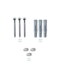 SOPORTE PARED TV/MONITOR TOOQ 32-55 40KG INCLINABLE BLACK