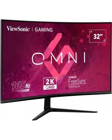 MONITOR GAMING VIEWSONIC 32? 165HZ QHD CURVO MULTIM ERGO HDMI DP 3YR GAR