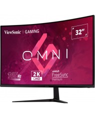 MONITOR GAMING VIEWSONIC 32? 165HZ QHD CURVO MULTIM ERGO HDMI DP 3YR GAR