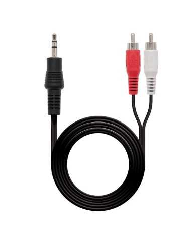 CABLE AUDIO NANOCABLE JACK 3.5 M/2RCAM 5M