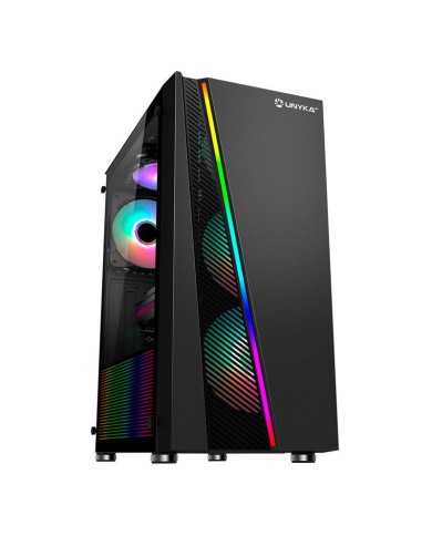 CAJA ORDENADOR GAMING UNYKACH GLAYZE FRONTAL ATX ARGB