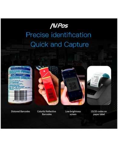 LECTOR AVPOS CODIGOS AVPOS 1D + 2D +QR BT230 WIRELESS 2.4 + BLUETOOTH + USB LECTOR AVPOS CODIGOS AVPOS 1D + 2D +QR BT230 WIRELESS 2.4 + BLUETOOTH + USB