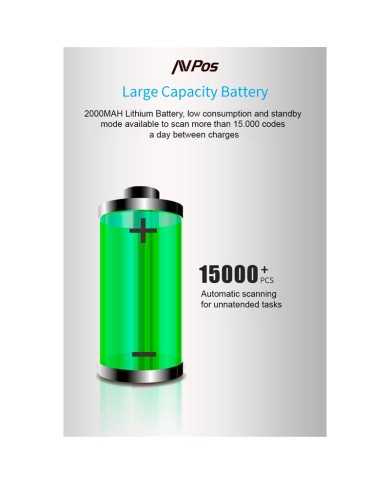LECTOR AVPOS CODIGOS AVPOS 1D + 2D +QR BT230 WIRELESS 2.4 + BLUETOOTH + USB LECTOR AVPOS CODIGOS AVPOS 1D + 2D +QR BT230 WIRELESS 2.4 + BLUETOOTH + USB