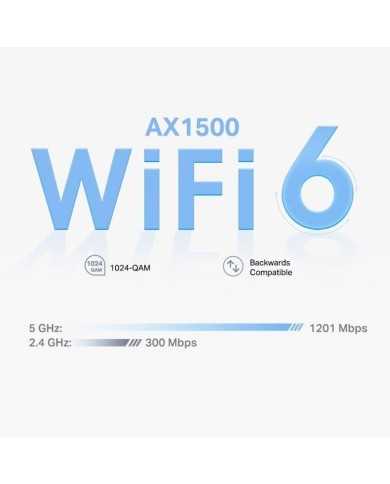 WIRELESS REPEATER TP-LINK AX1500 HOME MESH PACK 3 DECO X10
