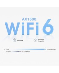 WIRELESS REPEATER TP-LINK AX1500 HOME MESH PACK 3 DECO X10
