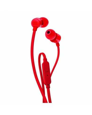 AURICULARES + MICROFONO JBL TUNE 110 IN EAR AUX RED AURICULARES + MICROFONO JBL TUNE 110 IN EAR AUX RED